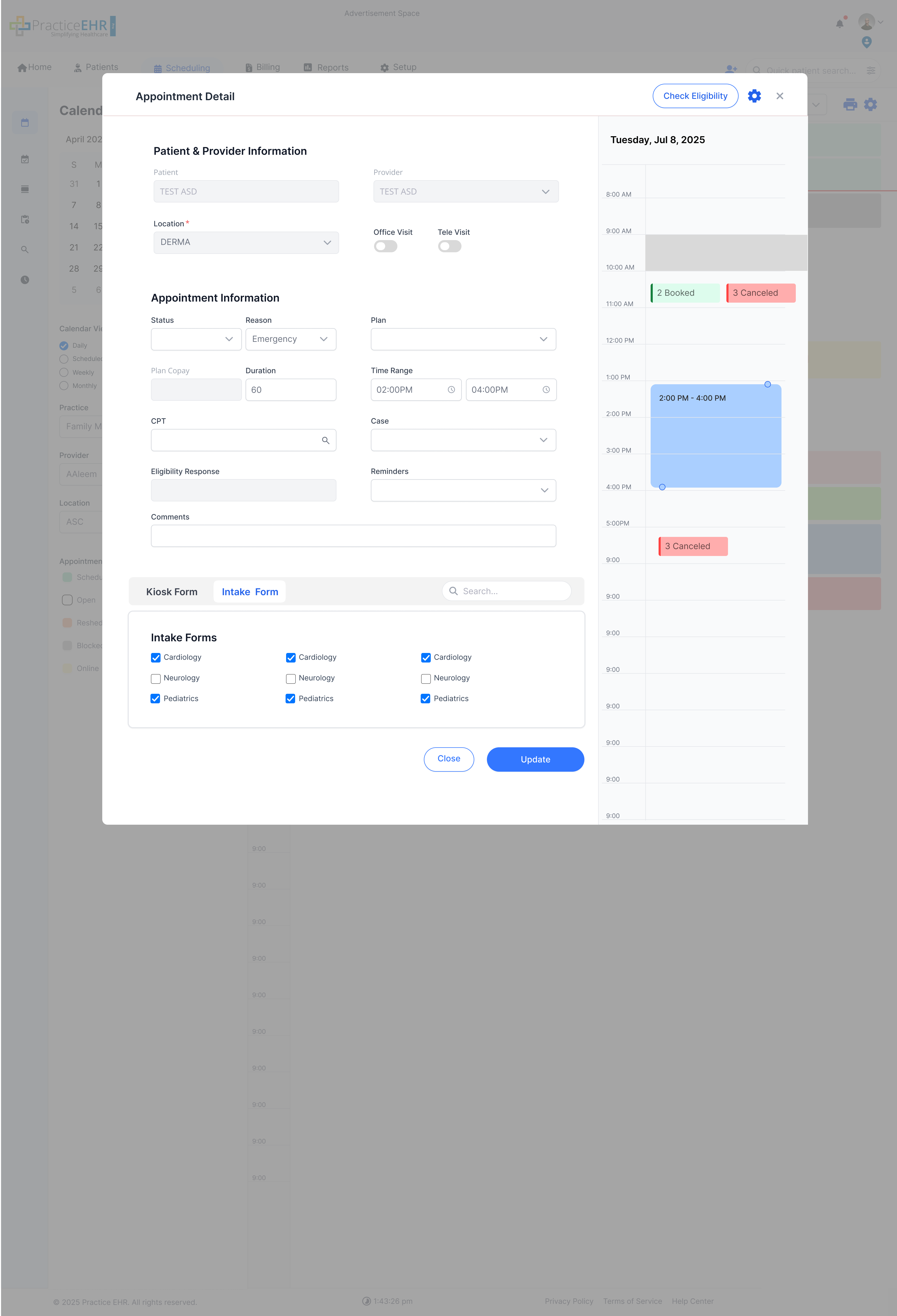 Appointment Detail Modal